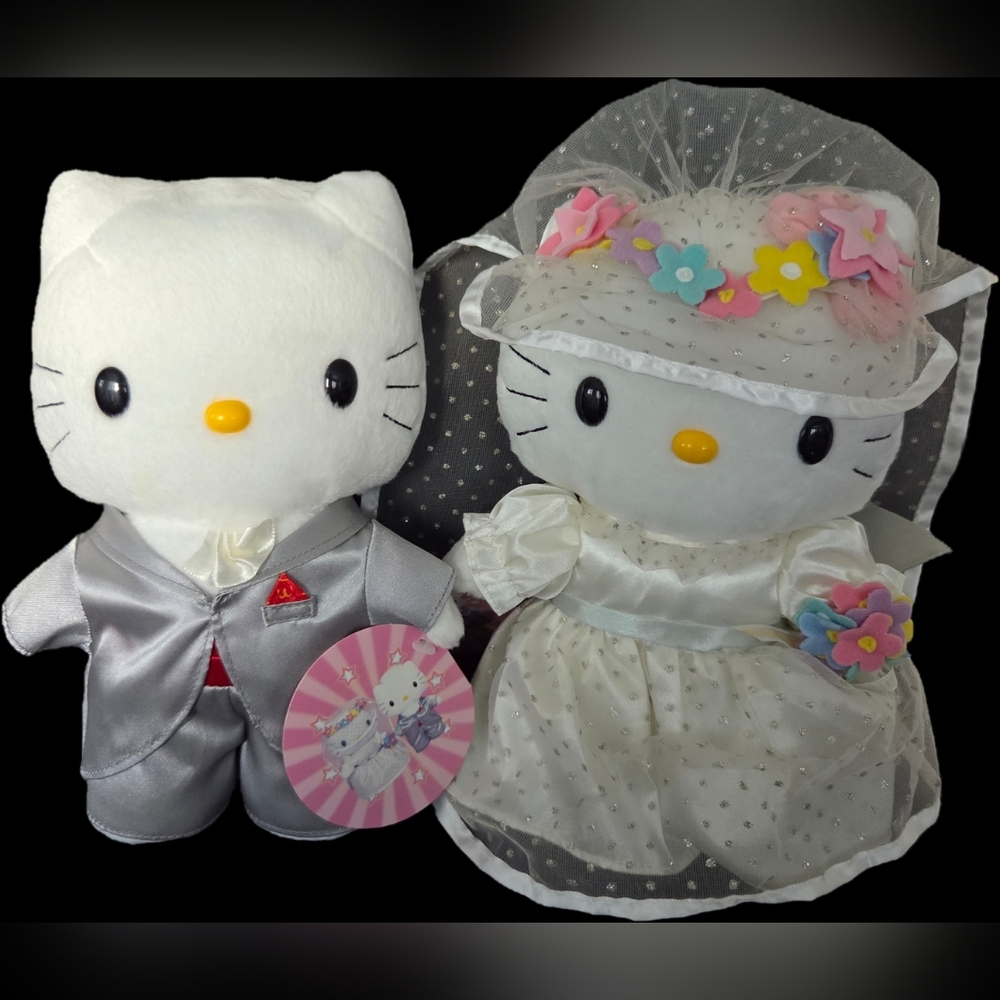 Hello Kitty & Dear Daniel Sweetheart Wedding plush set